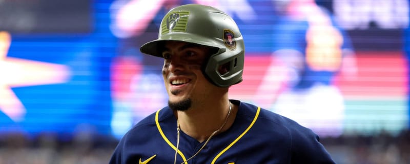 Brewers put Willy Adames on concussion list after teammate's foul