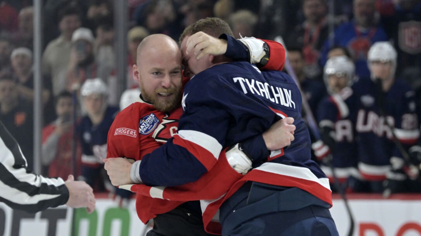 USA-Canada 4 Nations Game Opens with 3 Fights in 9 Seconds