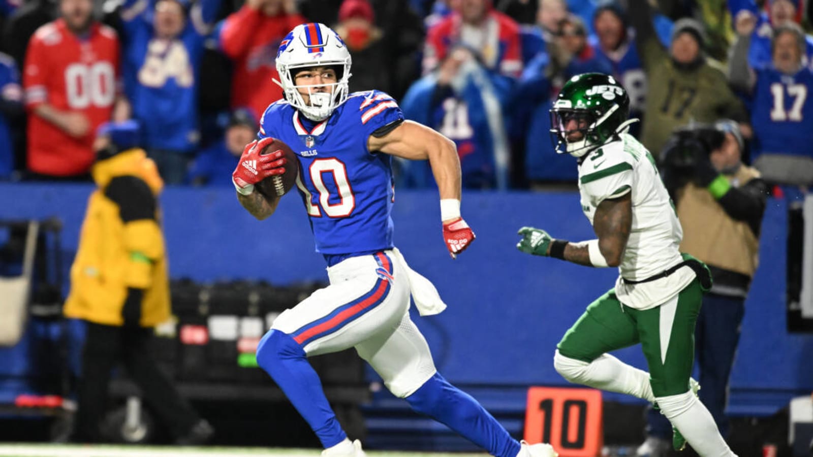 &#39;Did I Look Fast?&#39; Shakir Reacts to Long Touchdown, Bills Win
