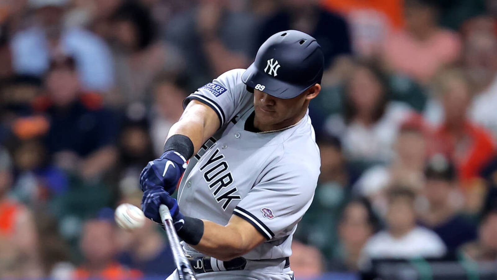 Jasson Dominguez hits home run in first AB for Yankees