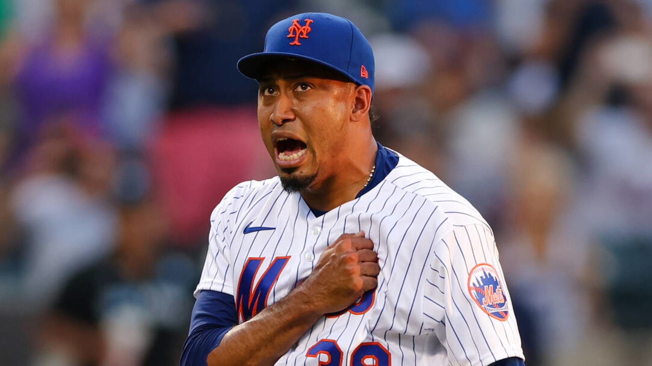 Mets' Edwin Diaz to wear pink glove on Mother's Day to honor women in his  life - Newsday