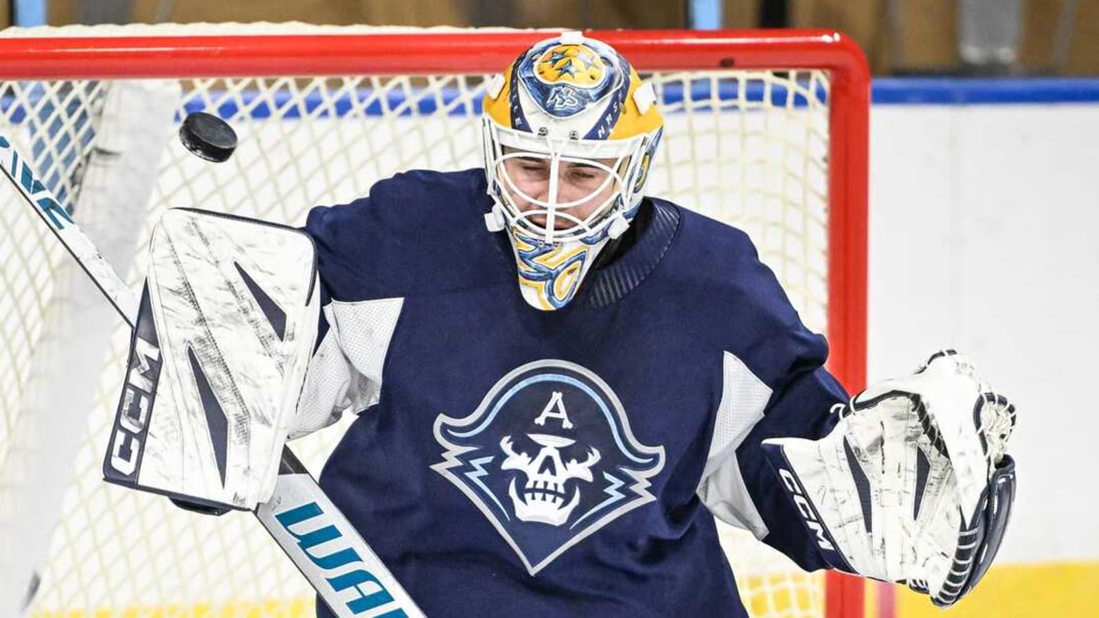 Predators sign depth goaltender to two-way extension