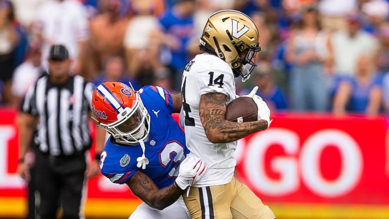 Florida CB under fire for awful effort on Vanderbilt touchdown