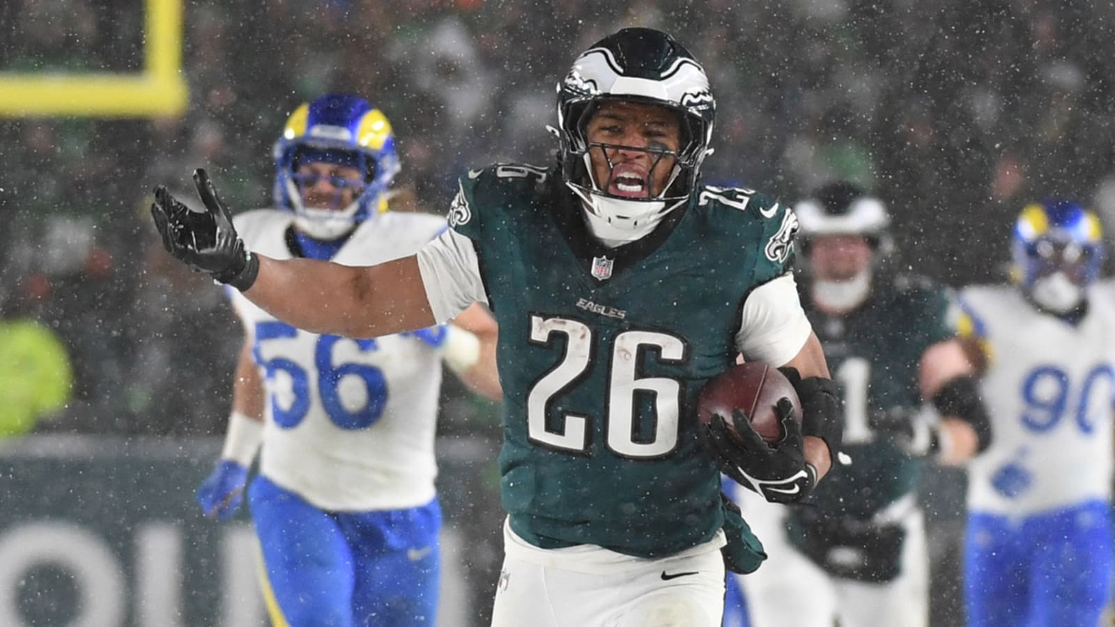 The 'Most rushing yards in an NFL playoff game' quiz