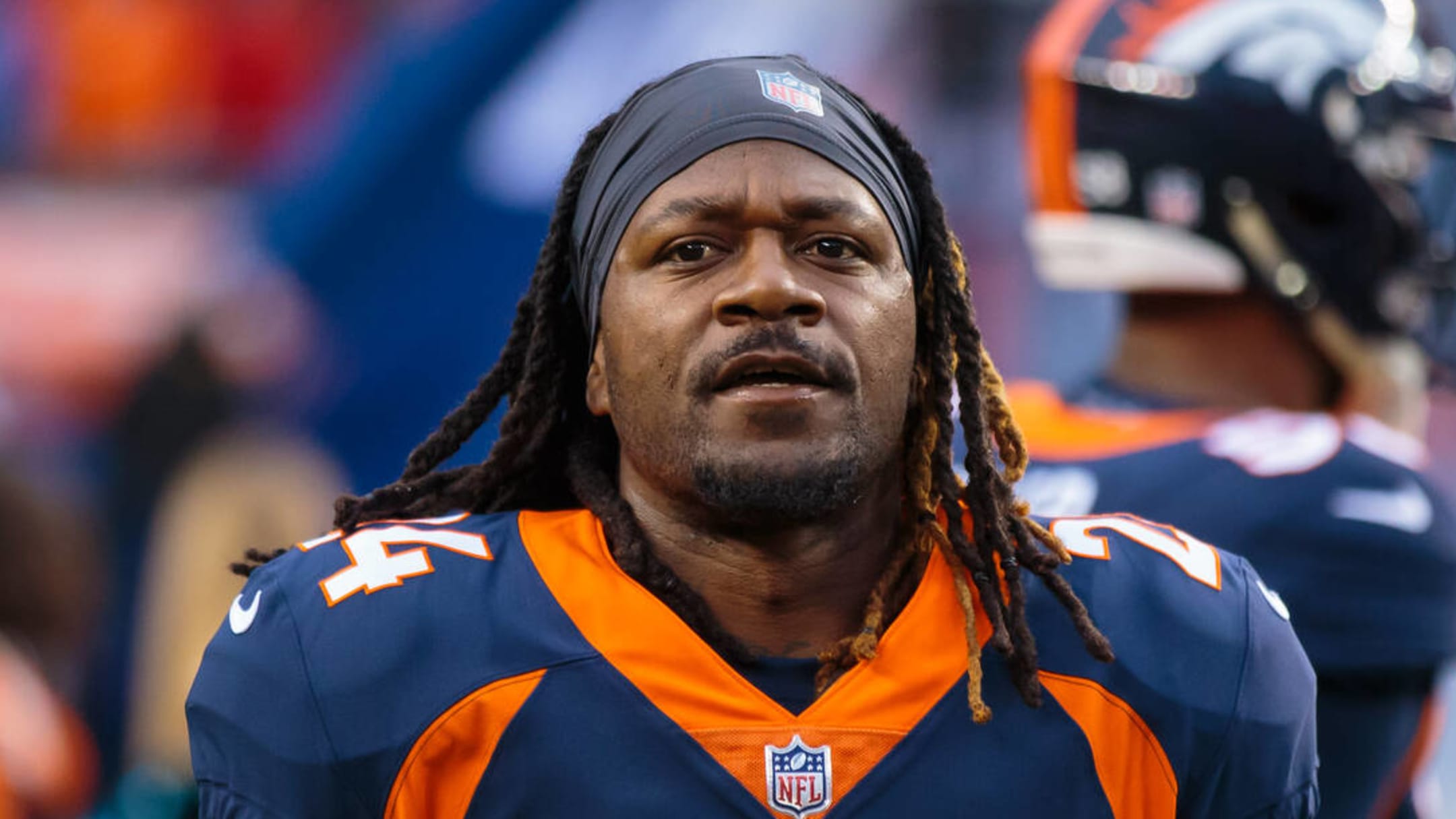 Cincinnati Bengals cornerback Adam Jones (24) yells before an NFL