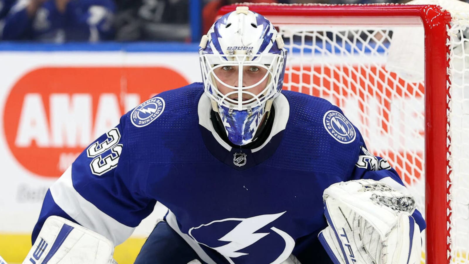 Lightning re-sign goalie Maxime Lagace on one-year, two-way contract