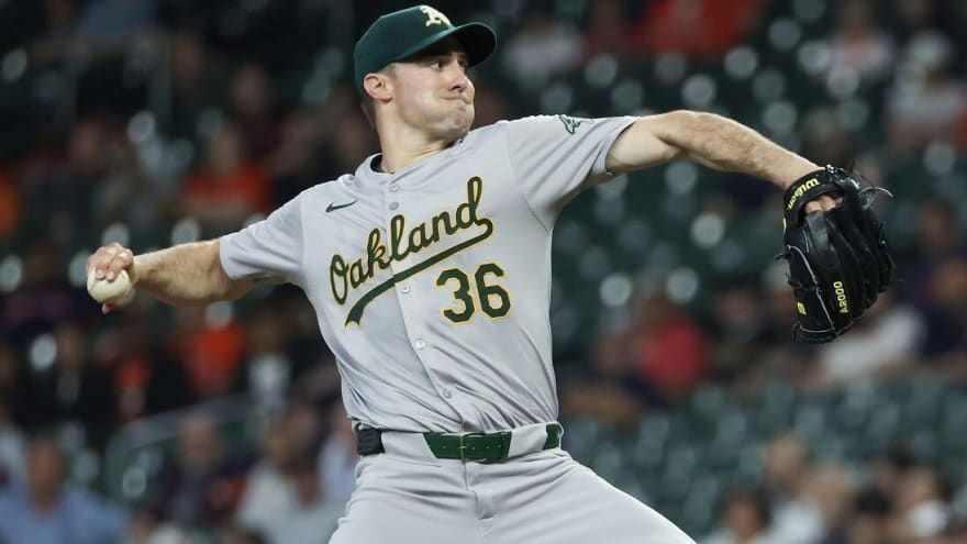A&#39;s place RHP Ross Stripling (elbow) on 15-day IL