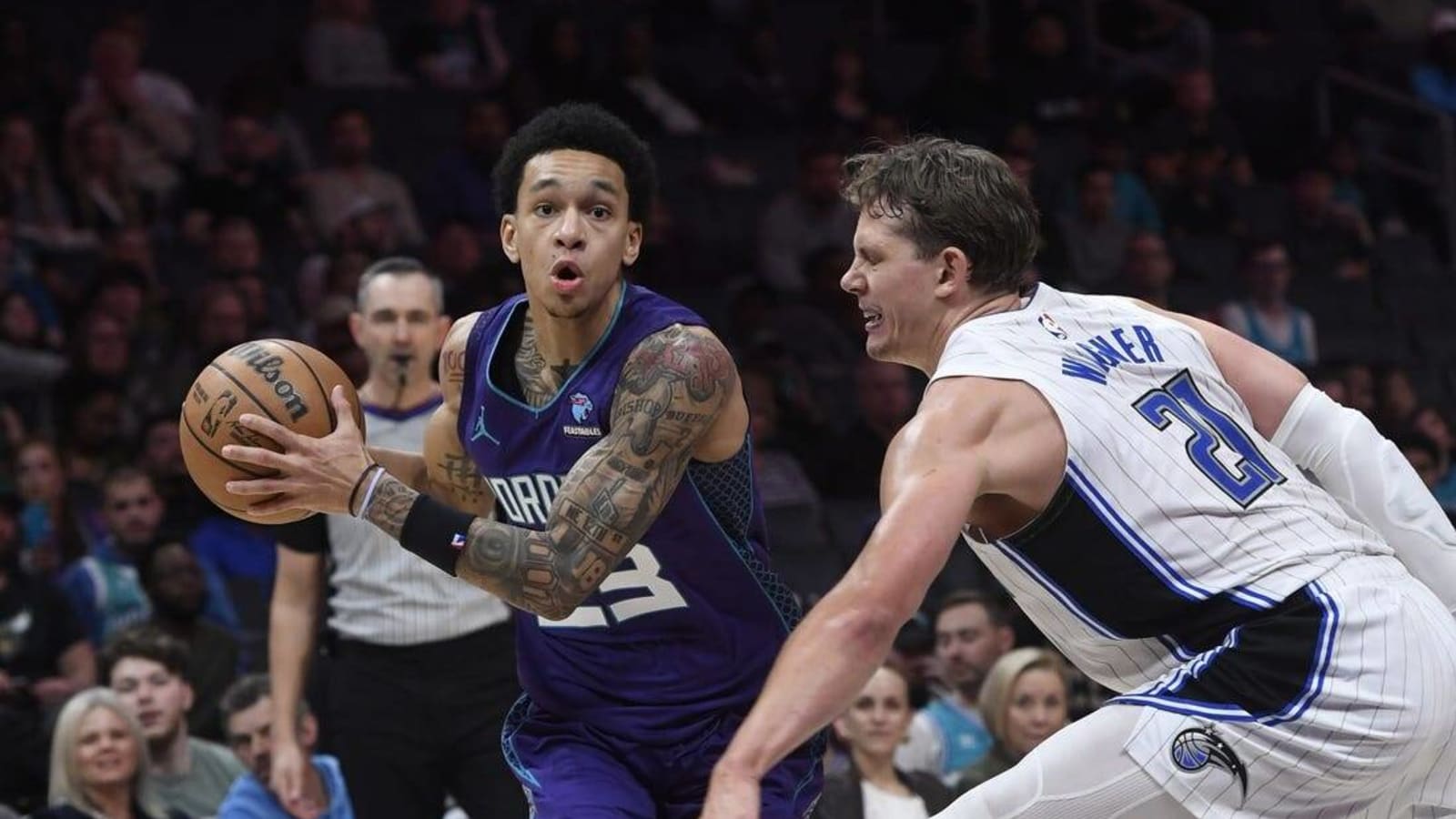 Magic shoot to beat Hornets for third time this season