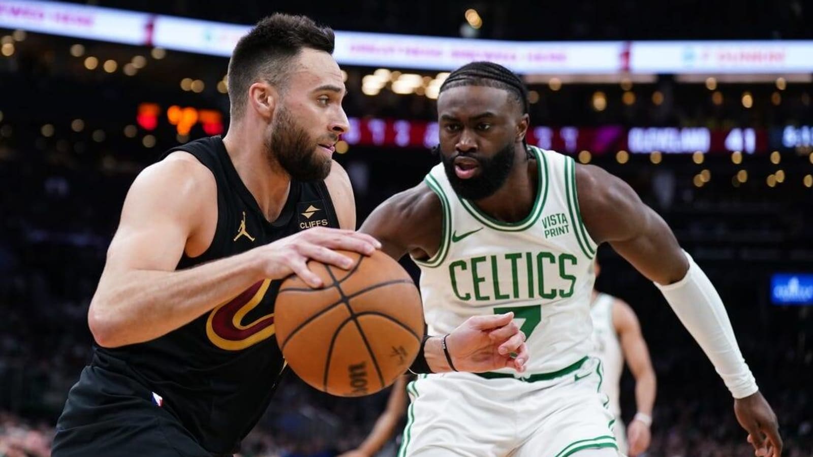 Cavaliers rout Celtics to even second-round series