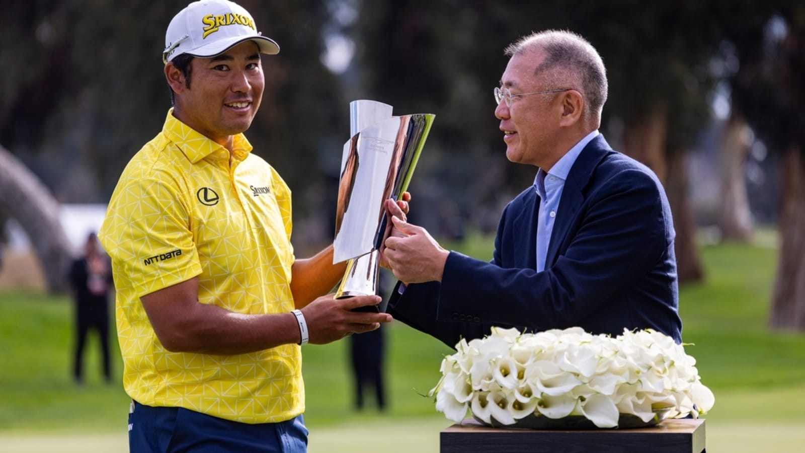 Wet, windy conditions await relocated Genesis Invitational