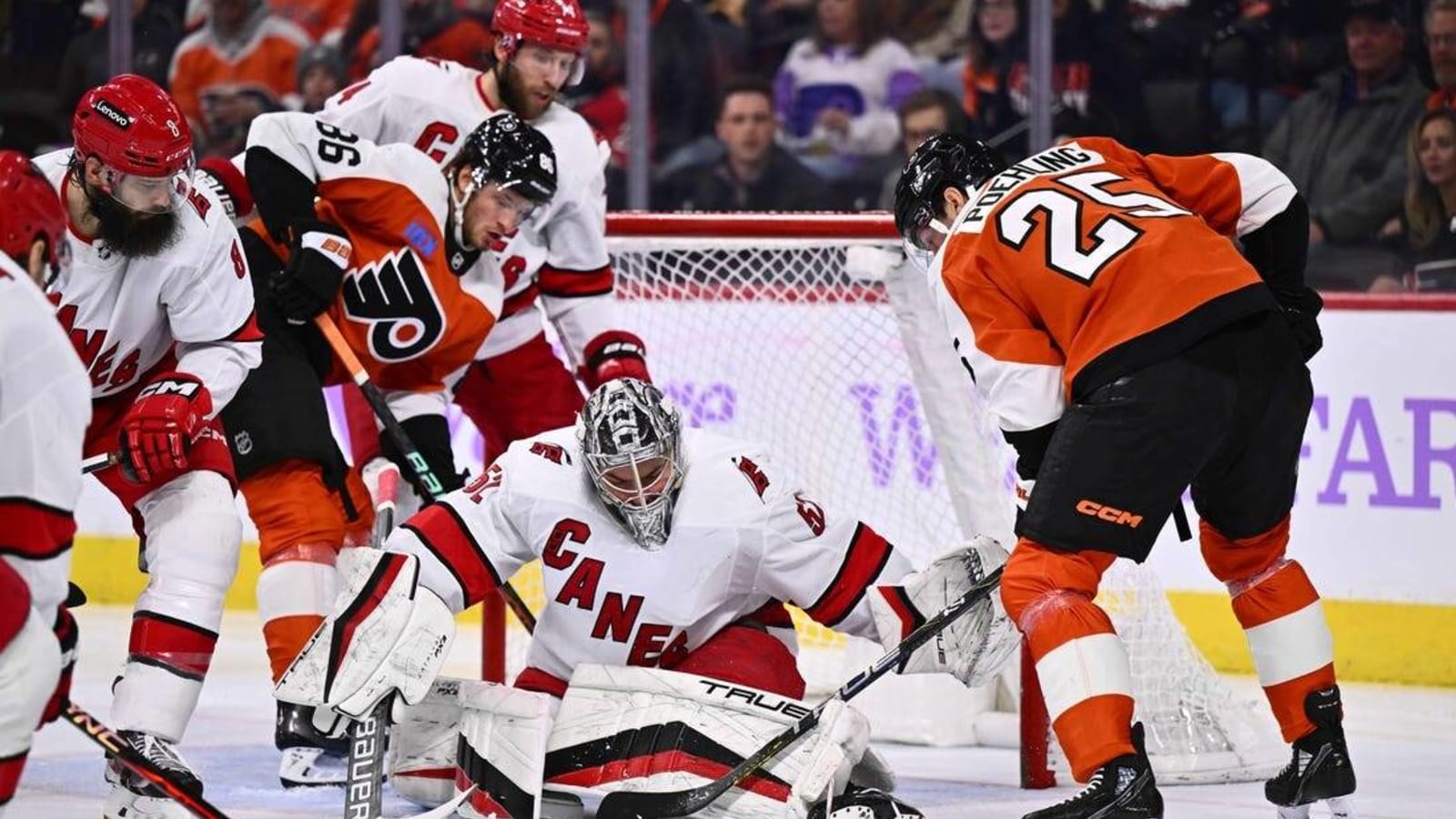 Hurricanes return home vs. Flyers riding 4-game win streak