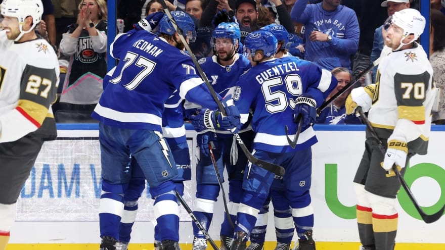 Nikita Kucherov, Lightning notch comeback win over Golden Knights
