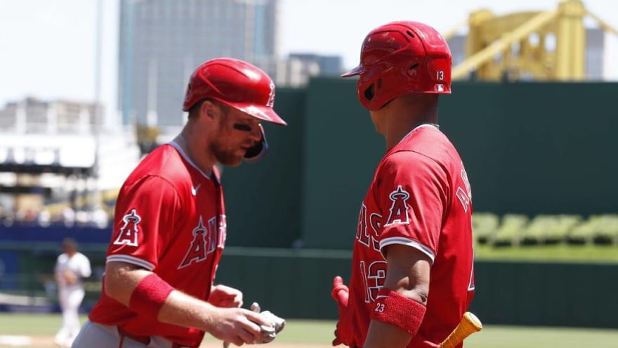 Angels 1B Brandon Drury exits with hamstring injury