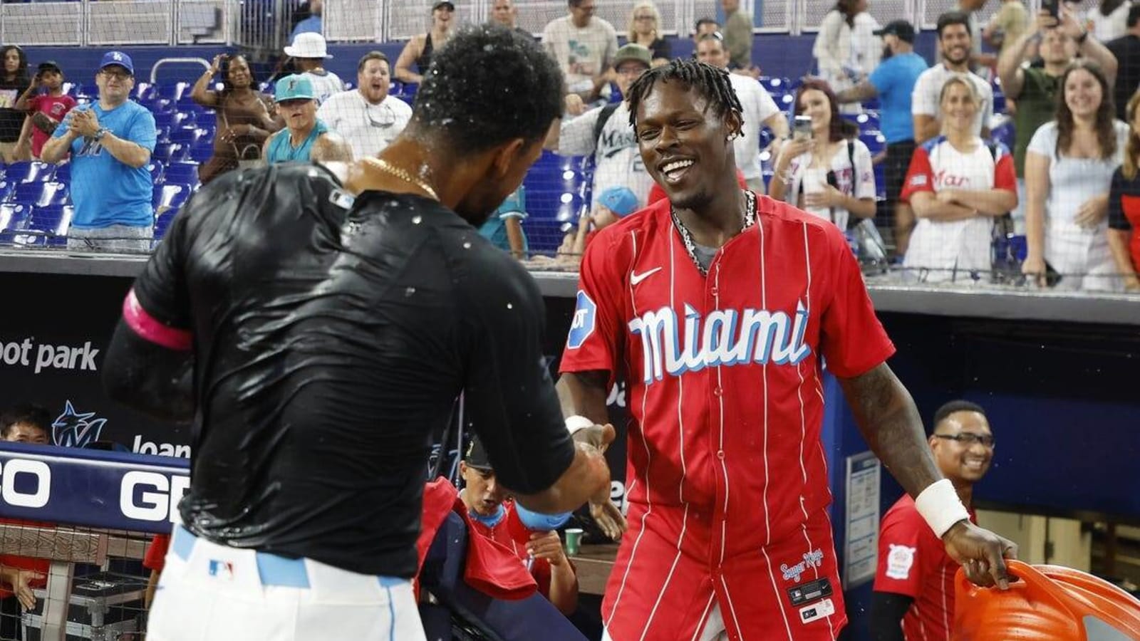 Marlins, outspent but not overmatched, seek sweep of Mets