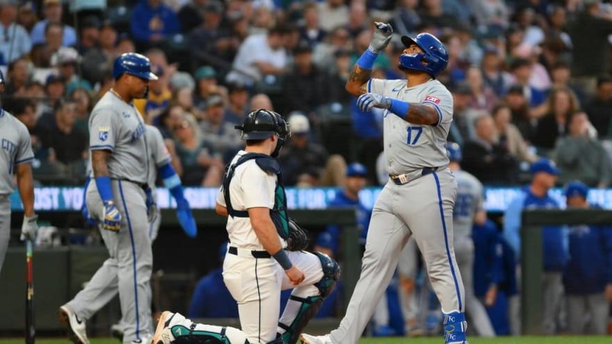 Royals&#39; Nelson Velazquez looks to continue hot streak vs. Mariners