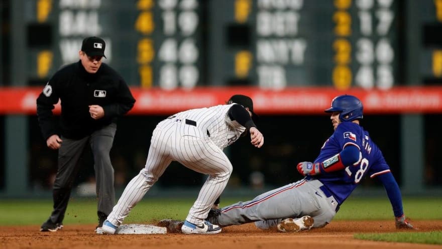 Rockies top Rangers for first win streak of season