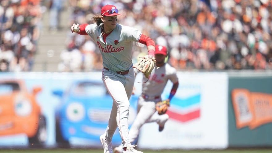 Phillies hope Alec Bohm can boost offense in finale vs. Giants