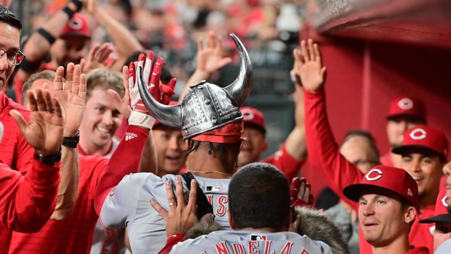 Will Benson&#39;s 2-run blast helps Reds down Diamondbacks