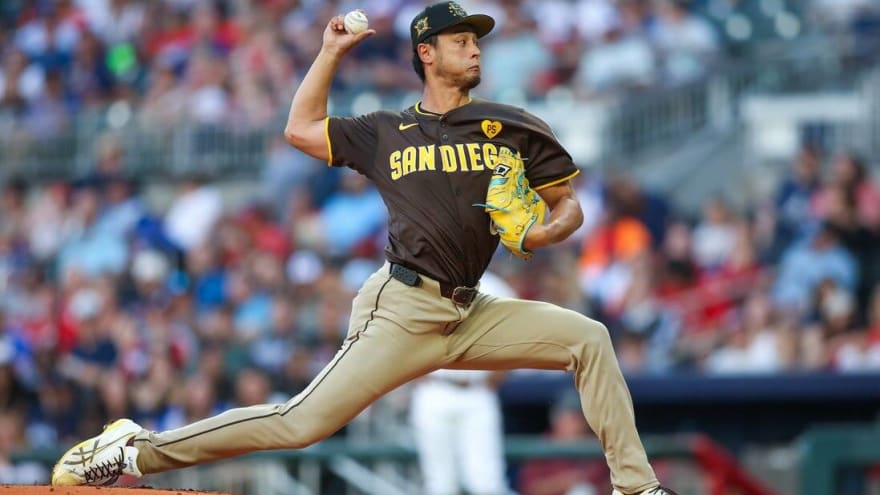 Yu Darvish earns 200th pro win as Padres pound Braves