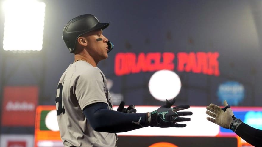 Yankees&#39; Aaron Judge makes himself right at home vs. Giants