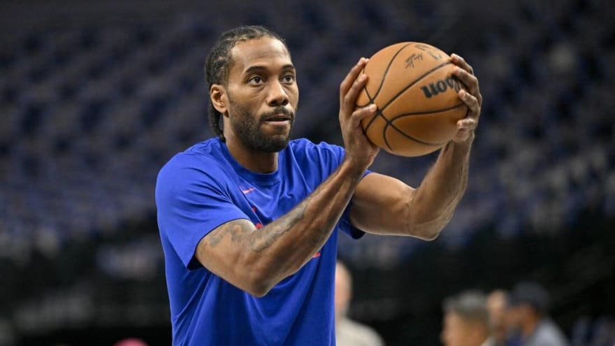 Clippers F Kawhi Leonard (knee) out for Game 6 vs. Mavs