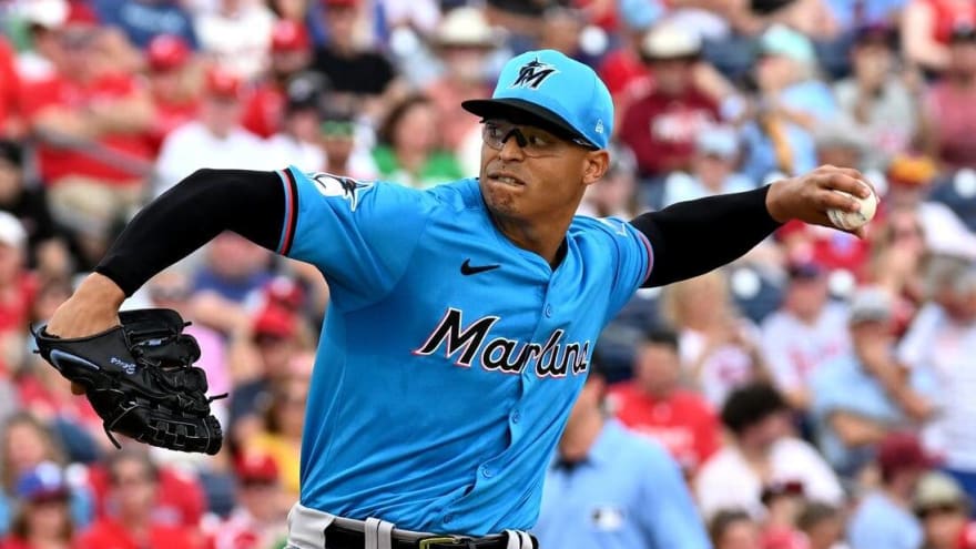 Marlins LHP Jesus Luzardo (elbow) scratched from start