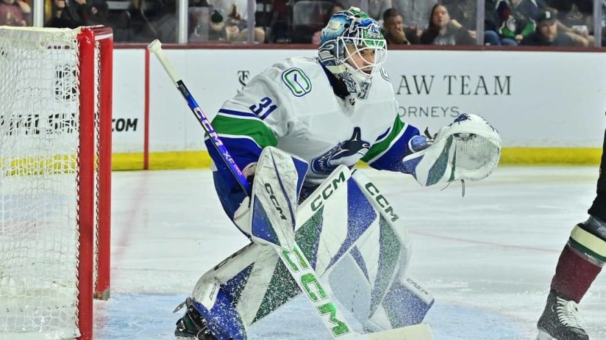 Canucks G Arturs Silovs makes playoff debut in Game 4 vs. Preds