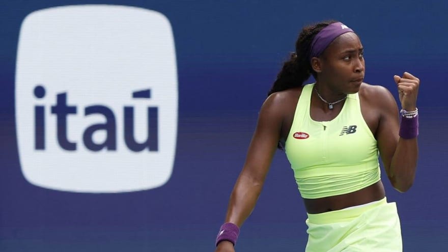 Coco Gauff reaches Madrid third round with double bagel