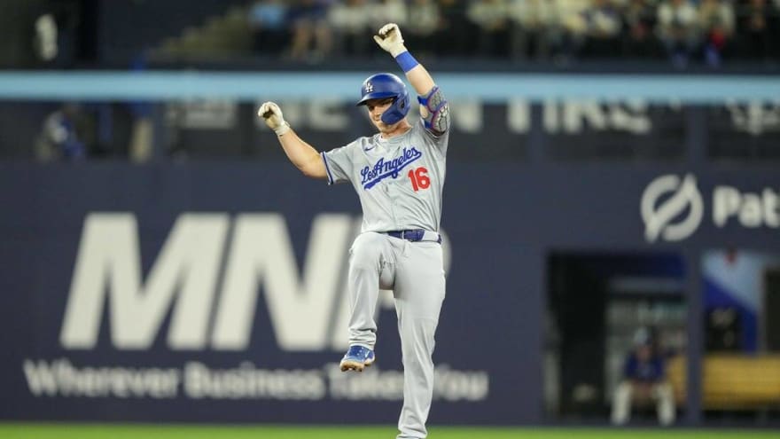 Feast for Dodgers, famine for Blue Jays at the plate