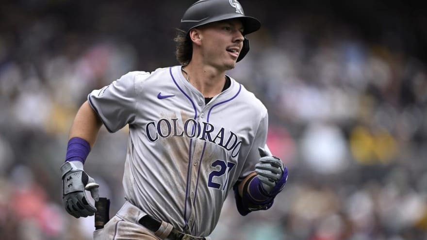 Rockies place rookie OF Jordan Beck (hand) on IL