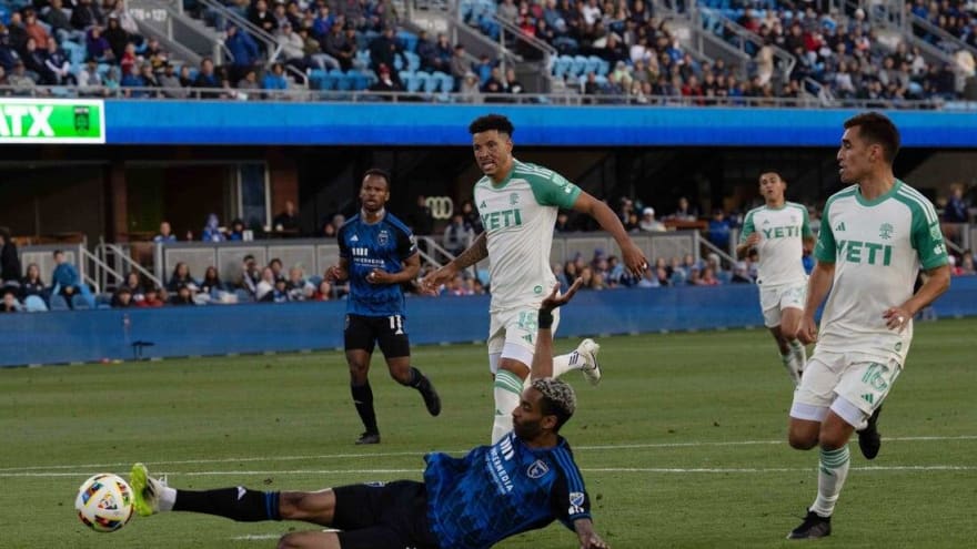Austin FC, Earthquakes play to 1-1 draw