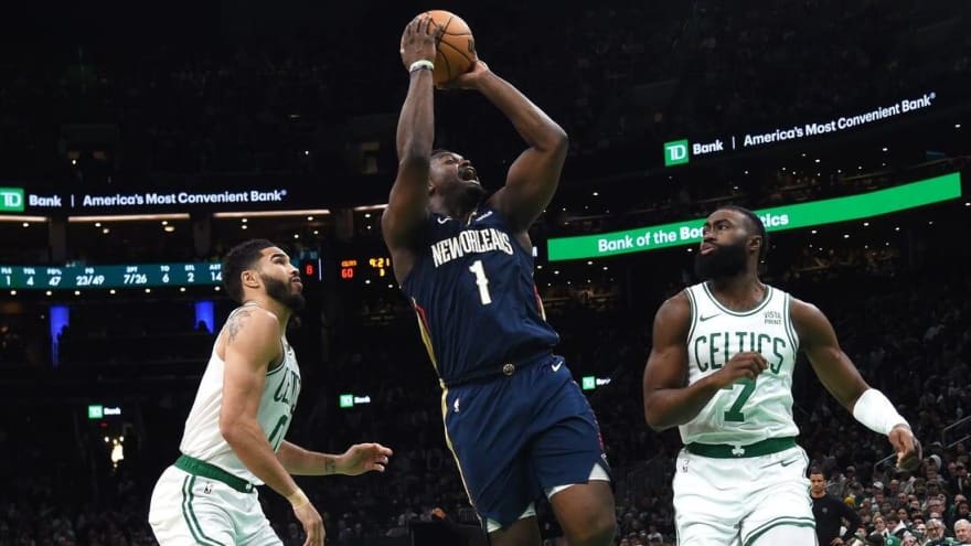 Celtics aim to avoid first three-game skid when they visit Pelicans