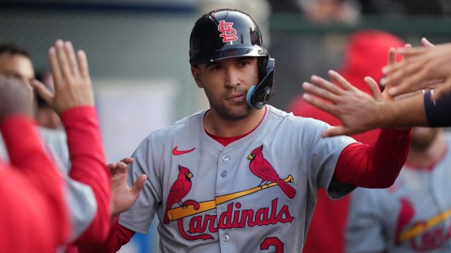 Cards look to continue to &#39;click&#39; at plate in finale vs. Angels