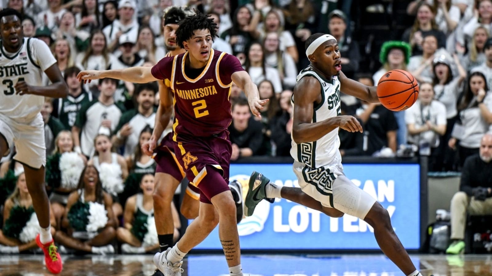 No. 7 Michigan State dumps Minnesota for 13th straight win