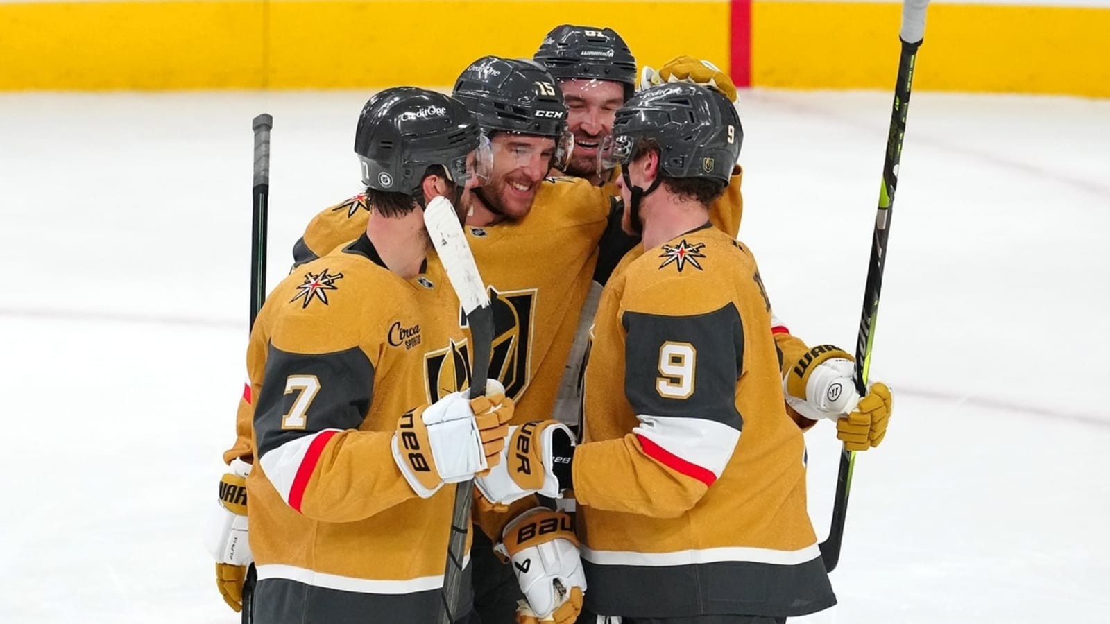 NHL-best Golden Knights take on improving Sharks