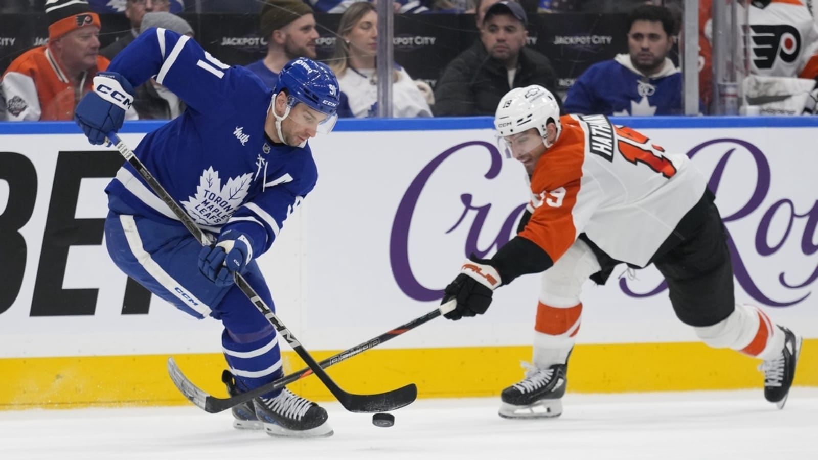 Flyers try to get even vs. surging Maple Leafs