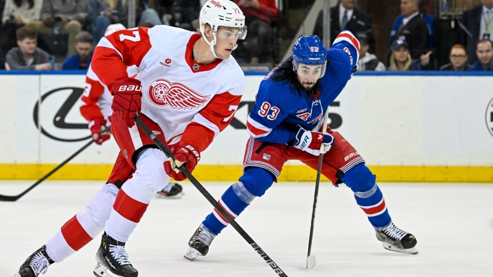 Rangers look to keep piling up goals vs. Red Wings