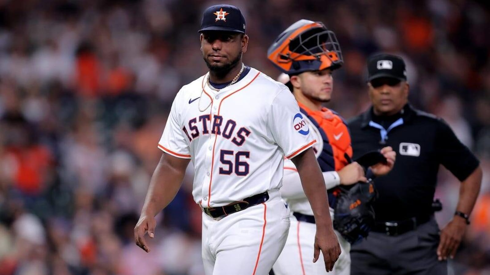 Astros starter Ronel Blanco suspended for foreign substance