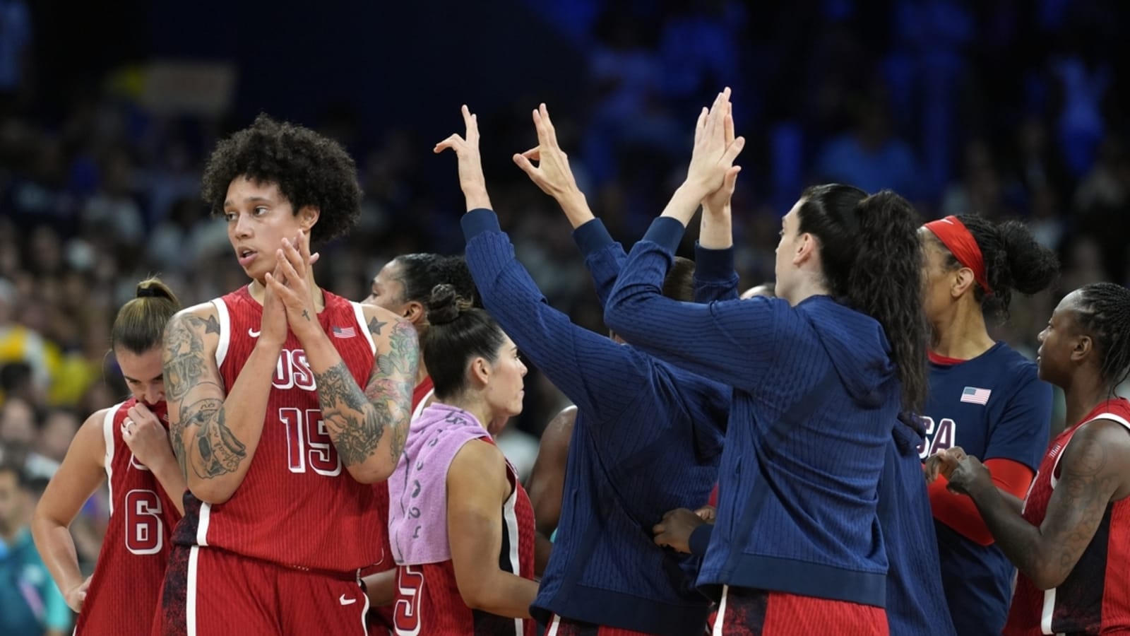 Brittney Griner goes for third gold, far removed from Russian prison