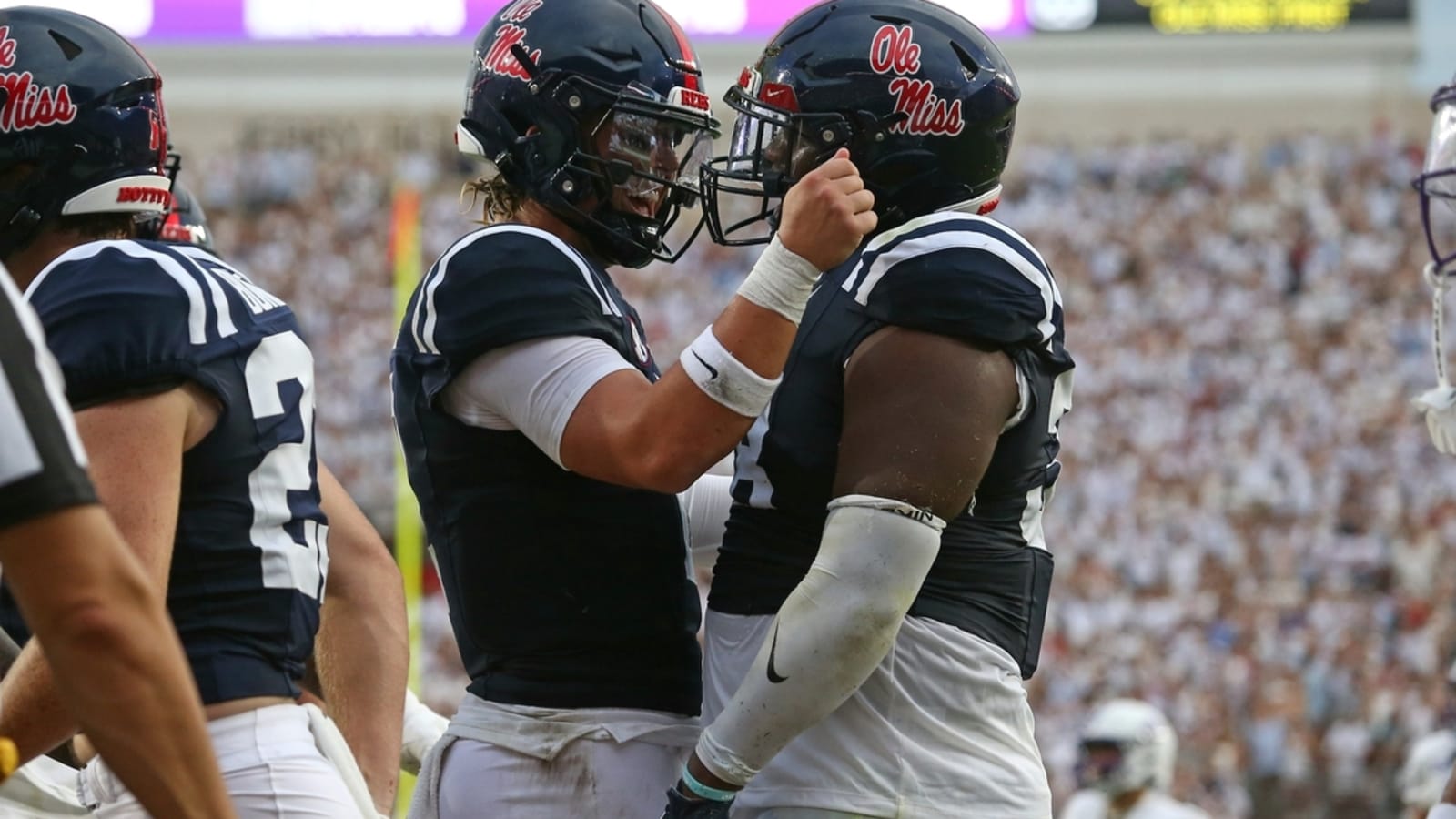 No. 6 Ole Miss crushes Furman 76-0, ties school mark for most points