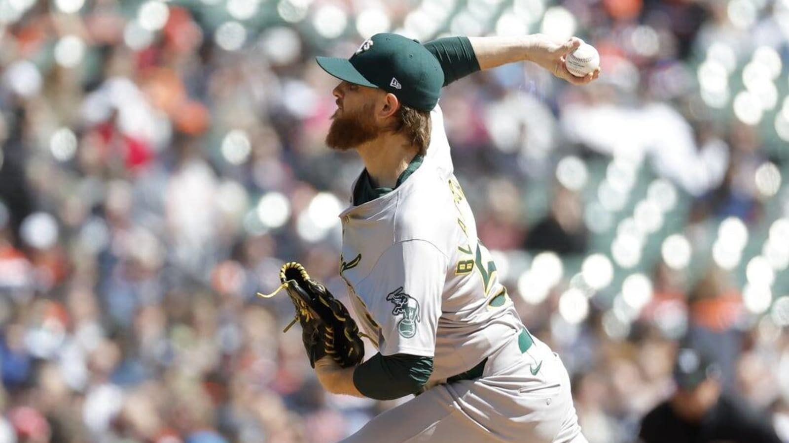 Paul Blackburn, two A&#39;s relievers shut out Tigers