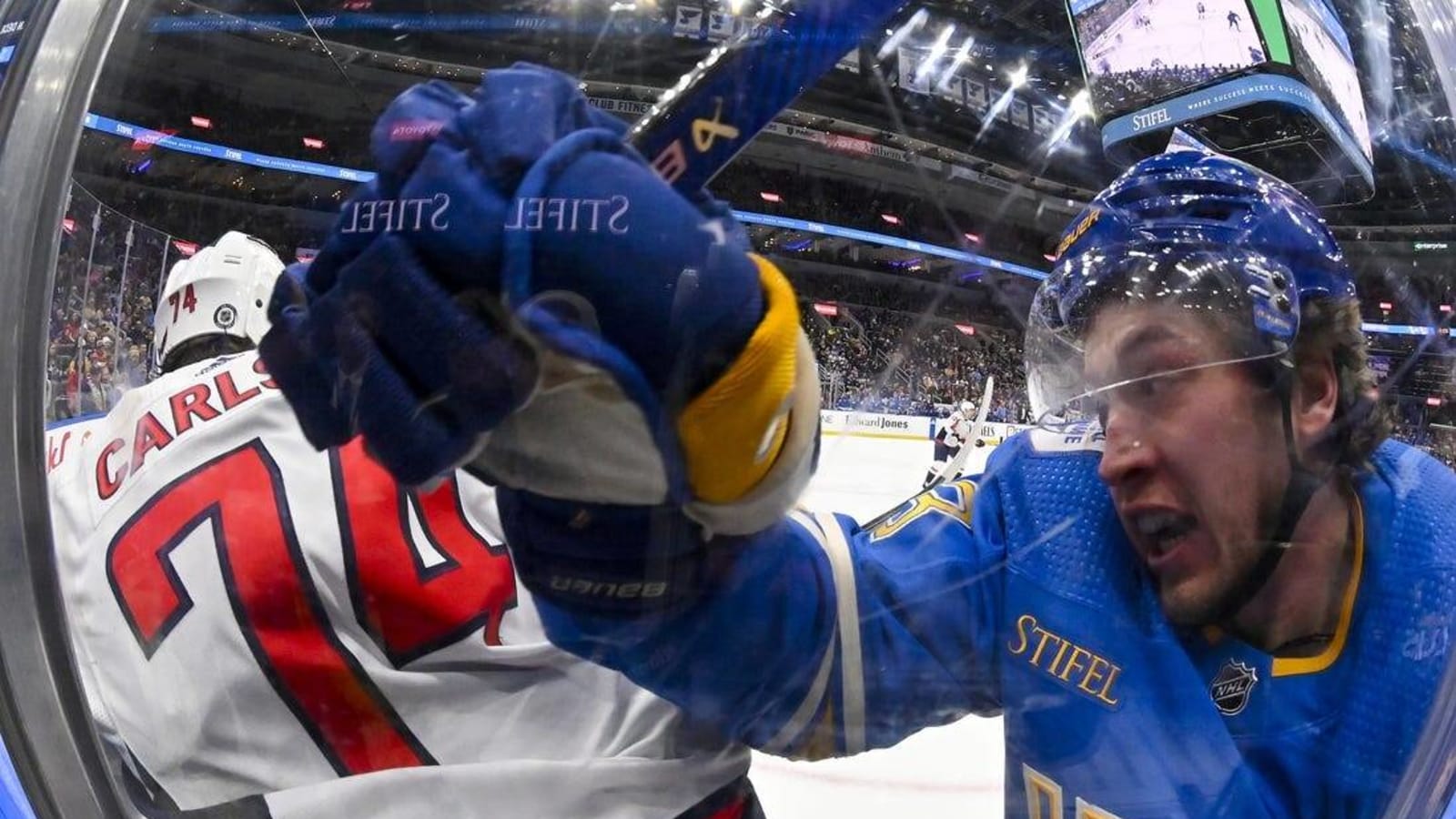 Blues silence Capitals to end winless streak