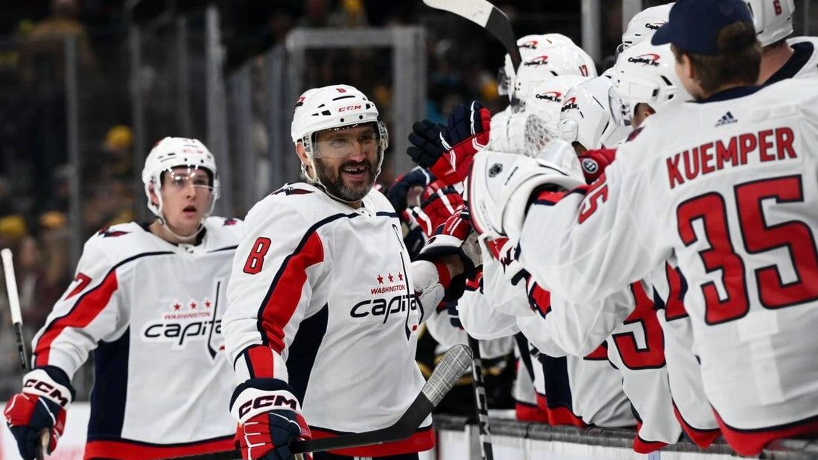 Caps F Alex Ovechkin sets NHL record for empty-net goals