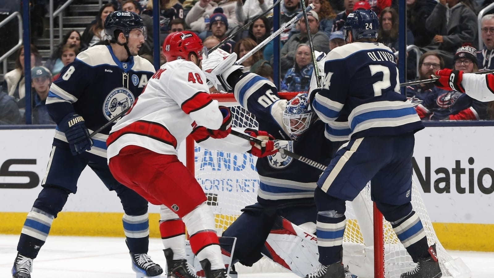 Blue Jackets outlast Hurricanes for shootout win