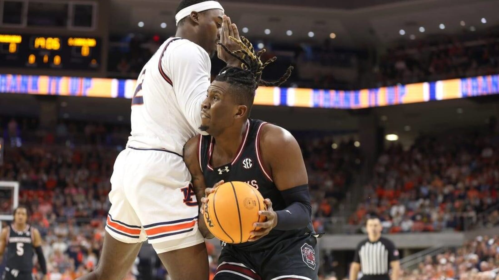 No. 13 Auburn hammers No. 11 South Carolina by 40 points