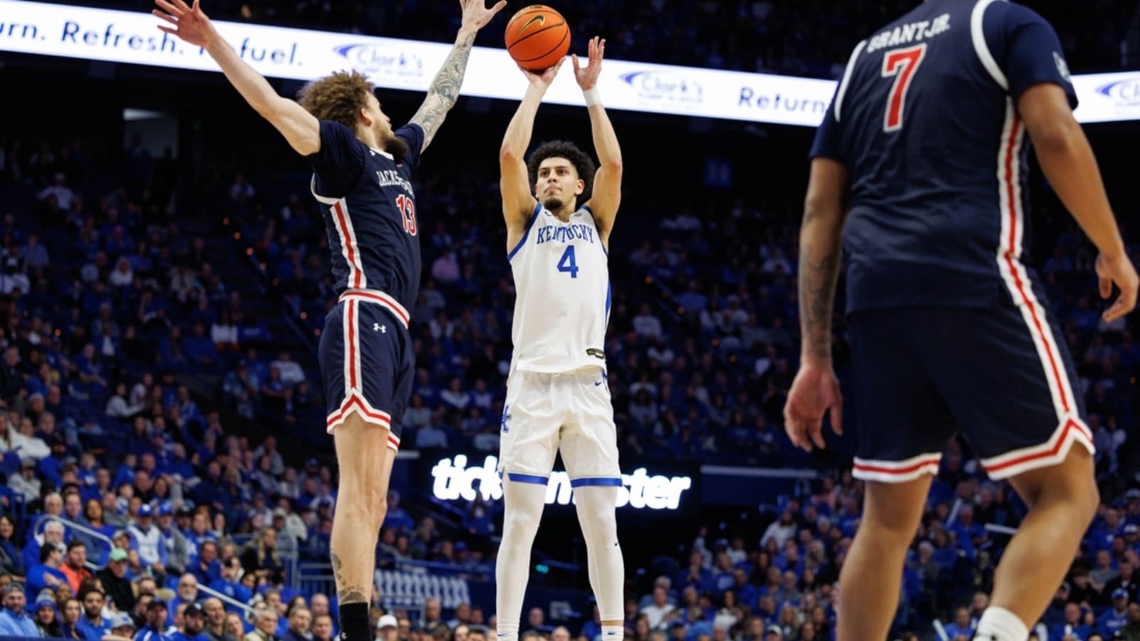No. 9 Kentucky uses speed, 3-pointers to throttle Jackson State