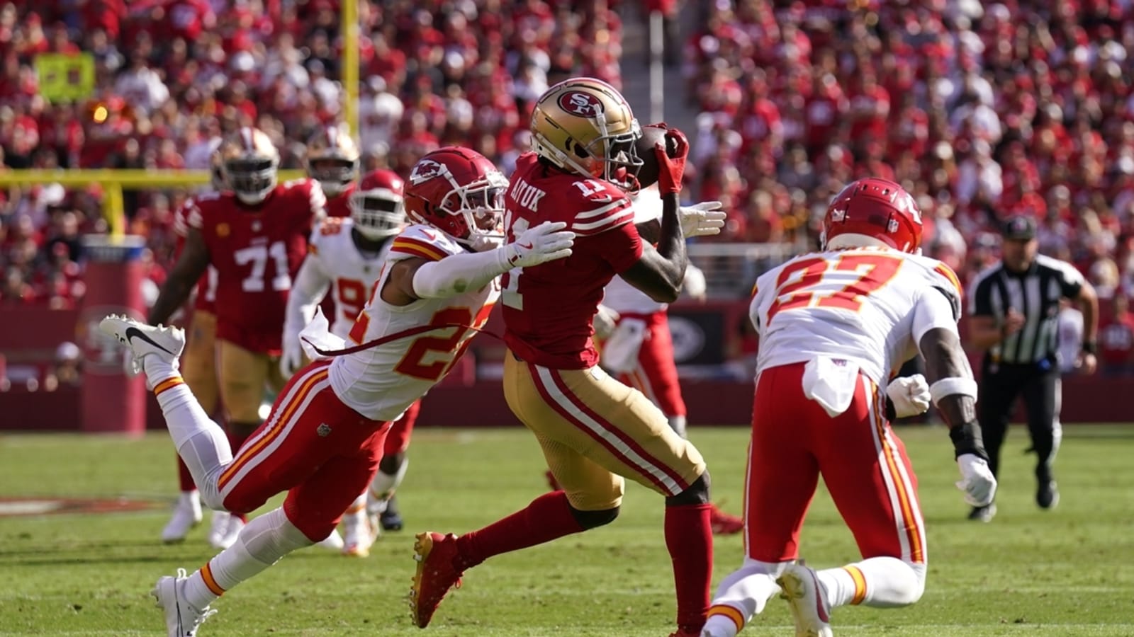 Reports 49ers WR Brandon Aiyuk (knee) out for the season Yardbarker