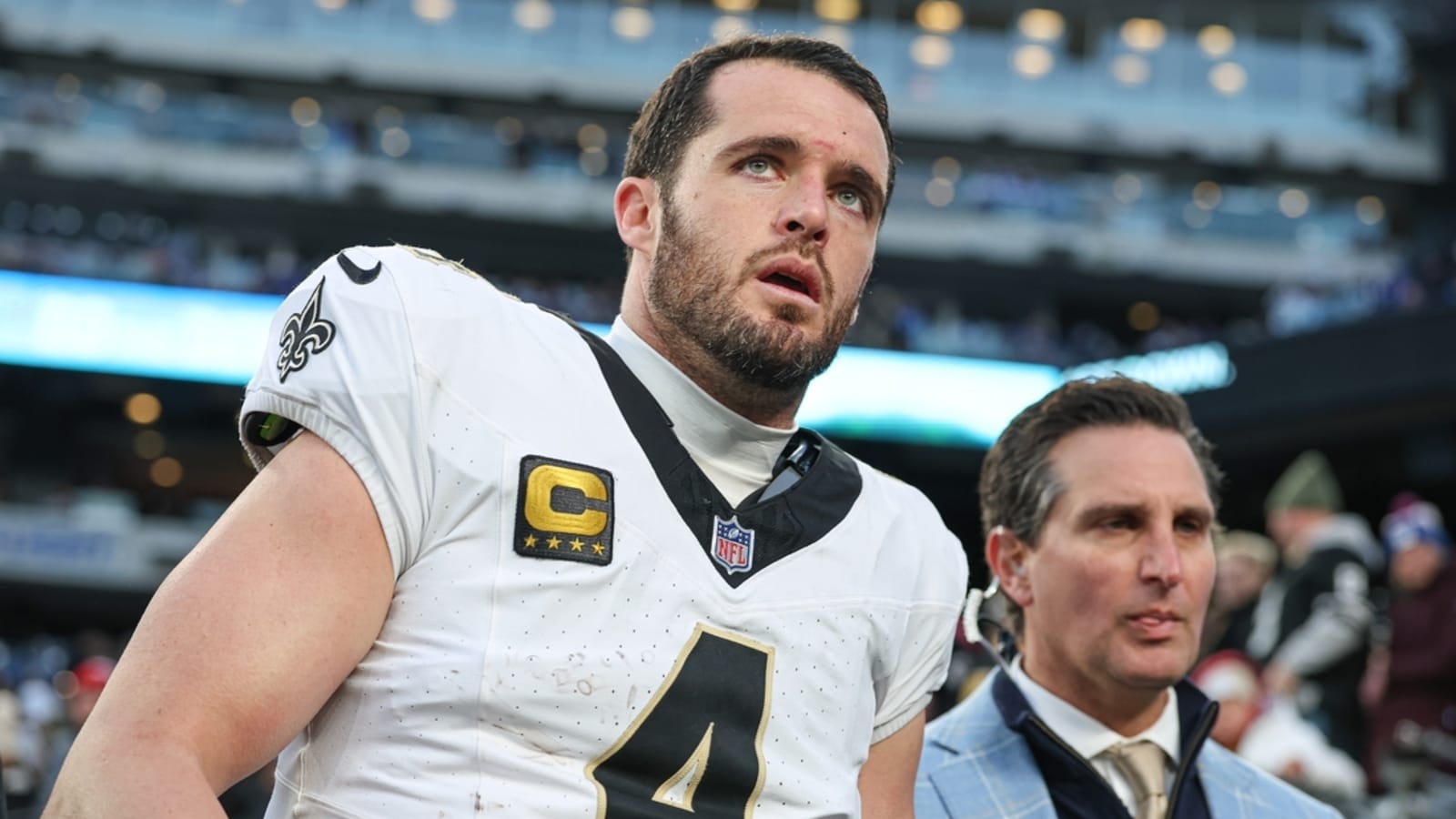 Saints QB Derek Carr (hand, concussion) week to week