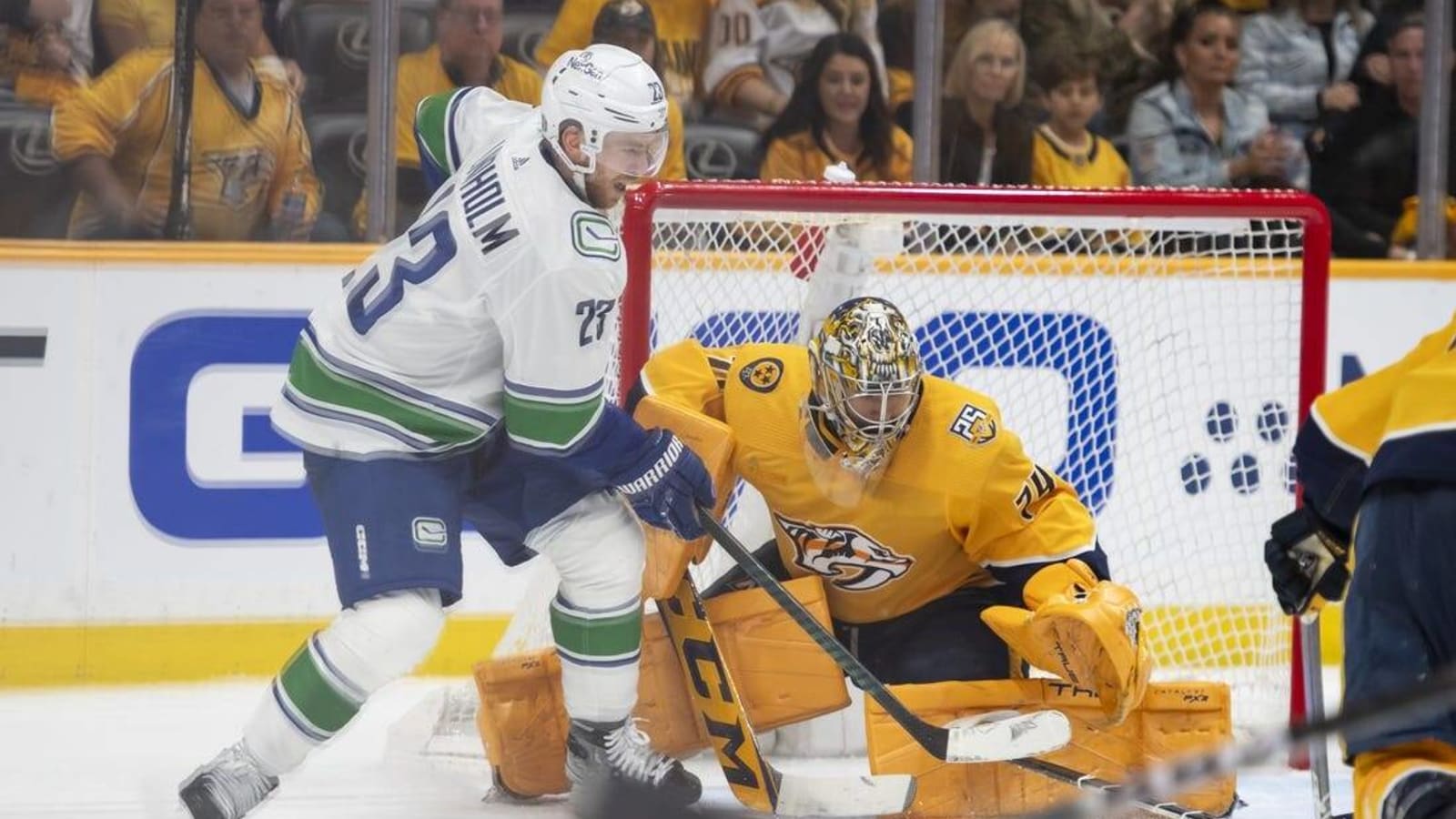 Canucks return home with chance to put away Predators