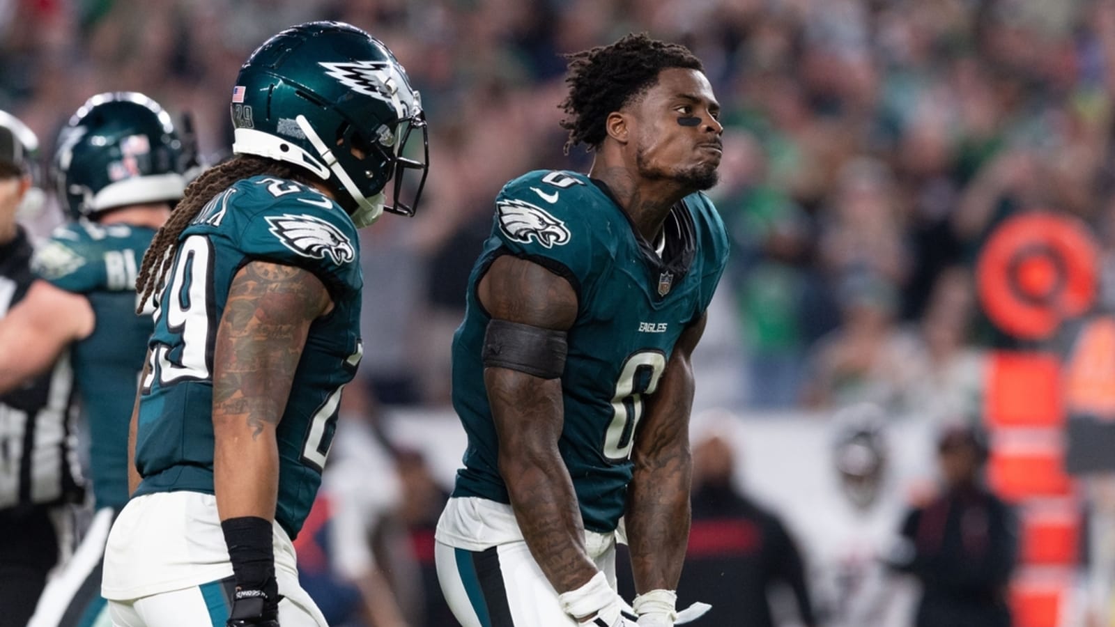 Eagles keeping tabs on A.J. Brown, C.J. Gardner-Johnson